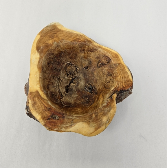 Wes Harmon Handcrafted Small Wooden Bowl For Any Small Essential Rustic Wood - Picture 4 of 13